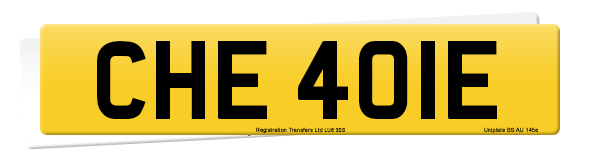 Registration number CHE 401E